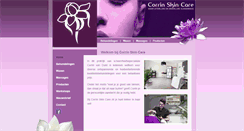 Desktop Screenshot of corrin-skin-care.nl